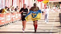 Dmytro rennt den Nova Post-Marathon.