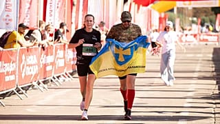 Dmytro running again.