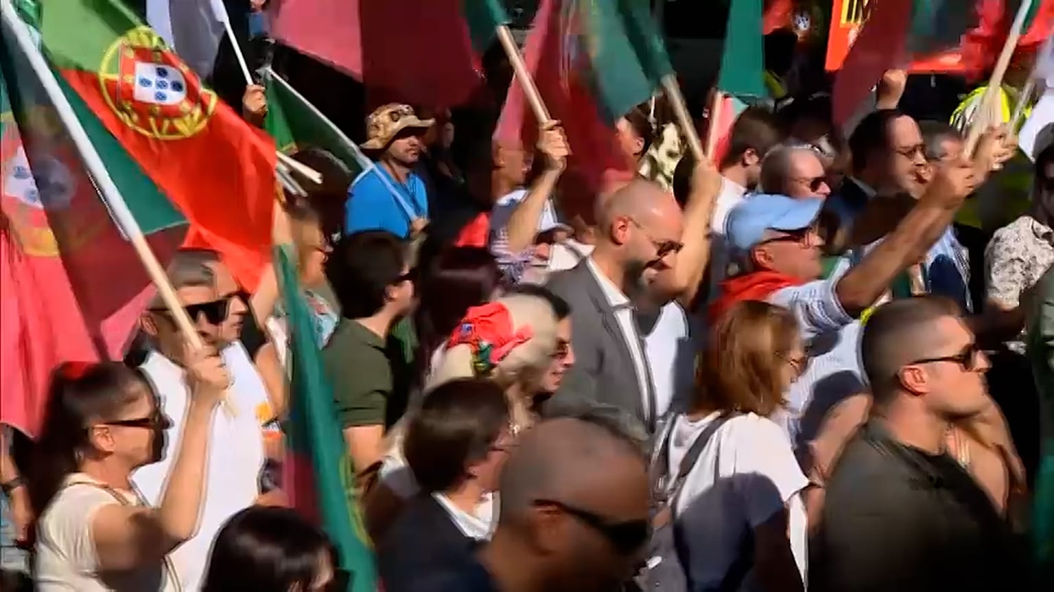 Lisboa acolhe manifestação do partido de extrema-direita Chega