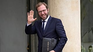 Arrival of the new Minister for the Economy and Finance, Antoine Armand, at the Élysée Palace for the first Council of Ministers, 23 September 2024. 