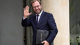 Άφιξη του νέου Υπουργού Οικονομίας και Οικονομικών, Antoine Armand, στο Μέγαρο των Ηλυσίων για το πρώτο Συμβούλιο Υπουργών, 23 Σεπτεμβρίου 2024. 