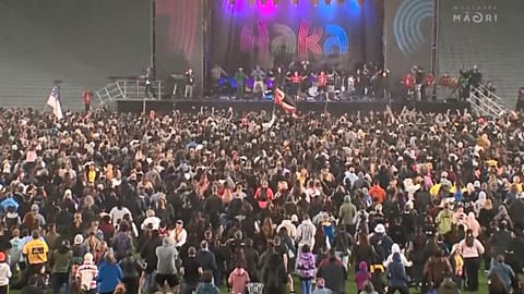 In Auckland haben 6.531 Menschen Haka getanzt.
