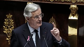 Michel Barnier parlamenti nyitóbeszédén, október elsején, kedden