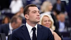 French MEP and President of the far-right Patriots for Europe group Jordan Bardella
