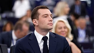 French MEP and President of the far-right Patriots for Europe group Jordan Bardella