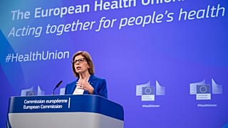 Die für Gesundheit zuständige Kommissarin Stella Kyriakides sagt, COVID-19 stelle einen Paradigmenwechsel in der Gesundheitspolitik dar.
