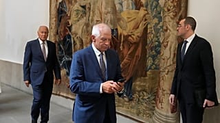 Avrupa Birliği dış politika şefi Josep Borrell, dışişleri bakanlarıyla düzenleyeceği toplantı öncesi Madrid'de, 13 Eylül 2024