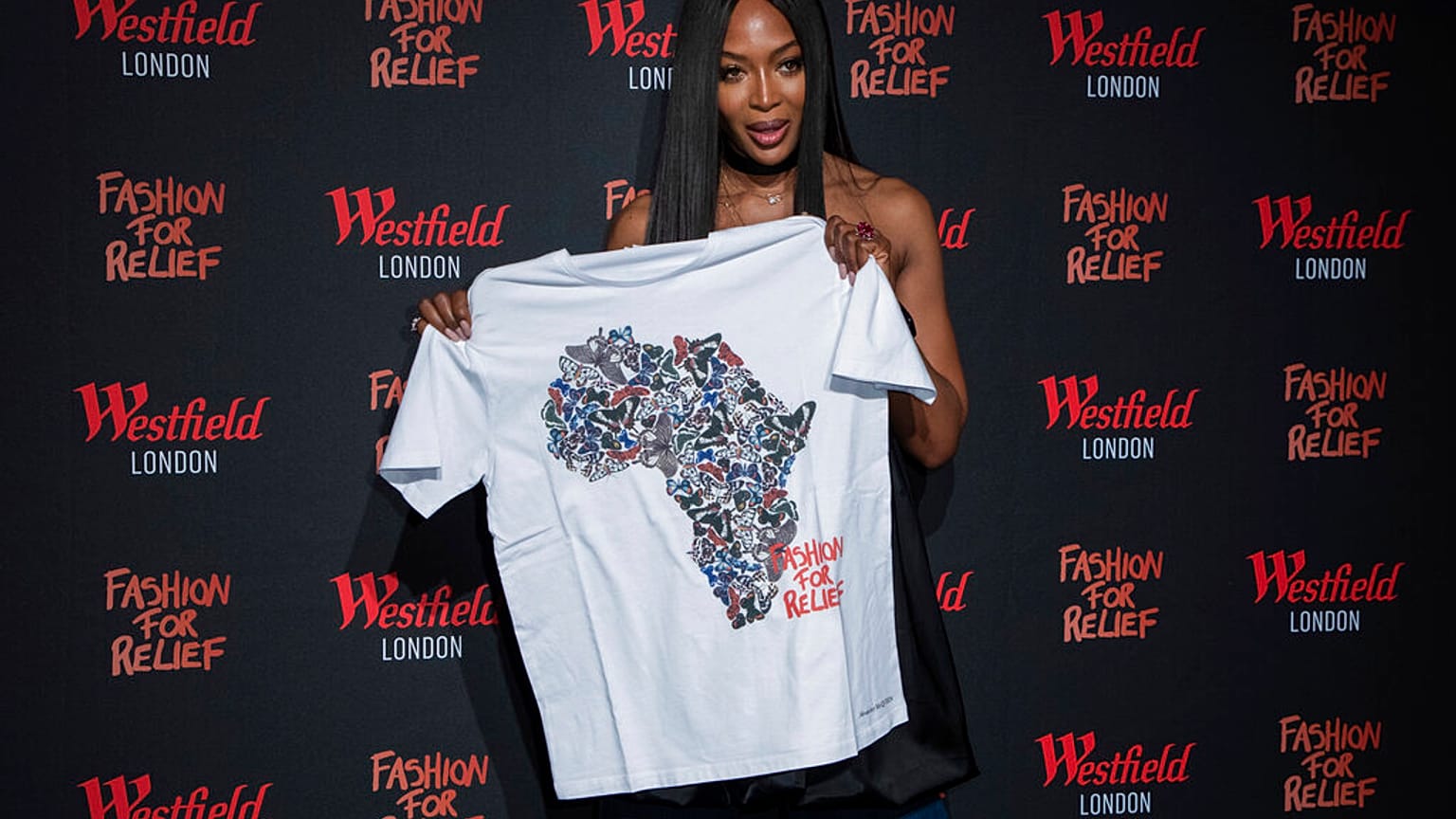 Naomi Campbell a 2019-es bemutatón