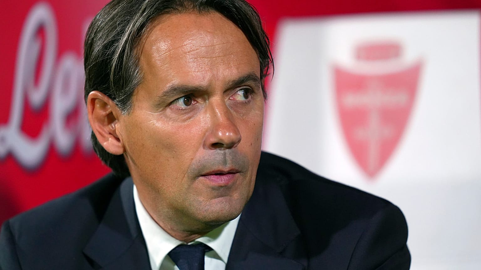 L'allenatore dell'Inter Simone Inzaghi 