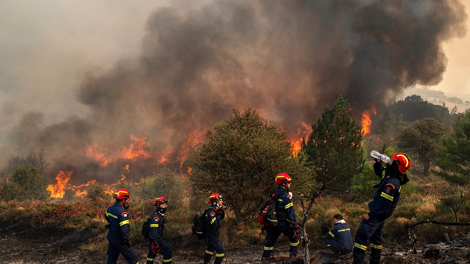 Das Feuer hat zwei Menschenleben gefordert und ein großes Waldgebiet verwüstet.