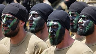 رزمایش نیروهای حزب الله لبنان