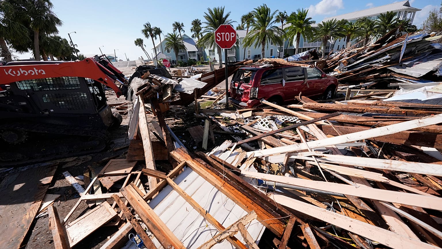 Romeltakarítás Cedar Key-en - Florida, 2024. szeptember 27.