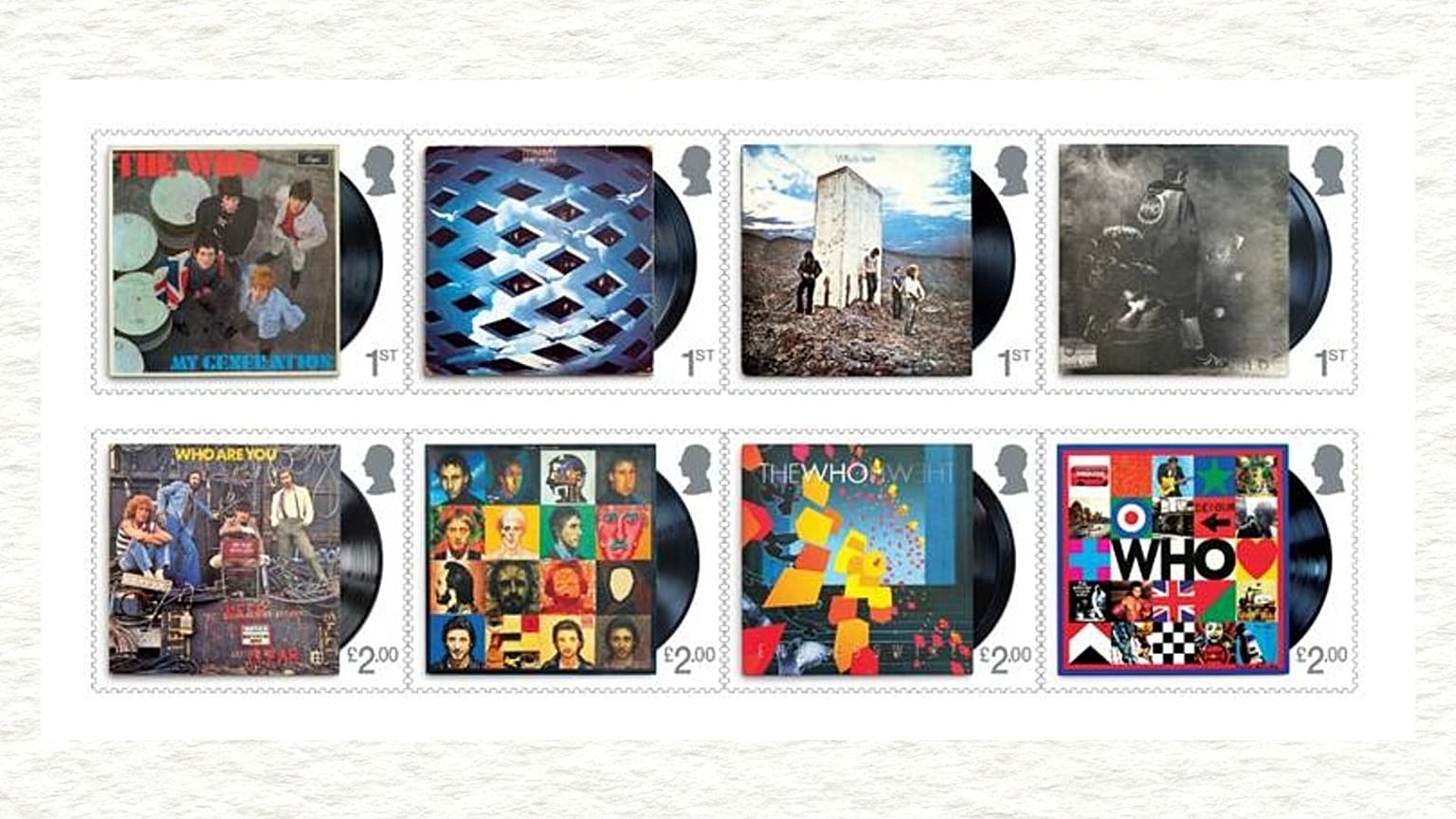Royal Mail pulları İngiliz rock grubu The Who'nun 60. yılını kutluyor  
