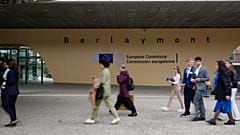 The Berlaymont Commission building in Brussels. 