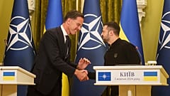 Зеленский и Рютте в Киеве