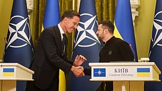 Зеленский и Рютте в Киеве
