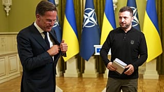 Mark Rutte NATO-főtitkár Kijevbe látogatott Volodimir Zelenszkijhez