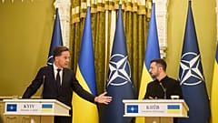 Rutte en Kiev con Zelenski