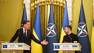 Rutte en Kiev con Zelenski