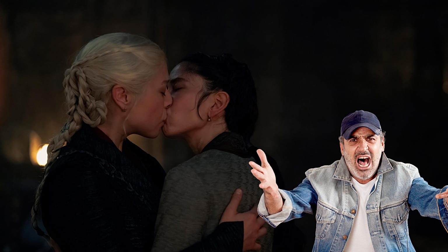 Emma D'Arcy y Sonya Mizuno en 'La casa del dragón' y un fan enfadado