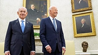 ARCHIVO - El presidente Joe Biden, a la derecha, y el primer ministro israelí Benjamin Netanyahu en el Despacho Oval de la Casa Blanca en Washington, el 25 de julio de 2024.