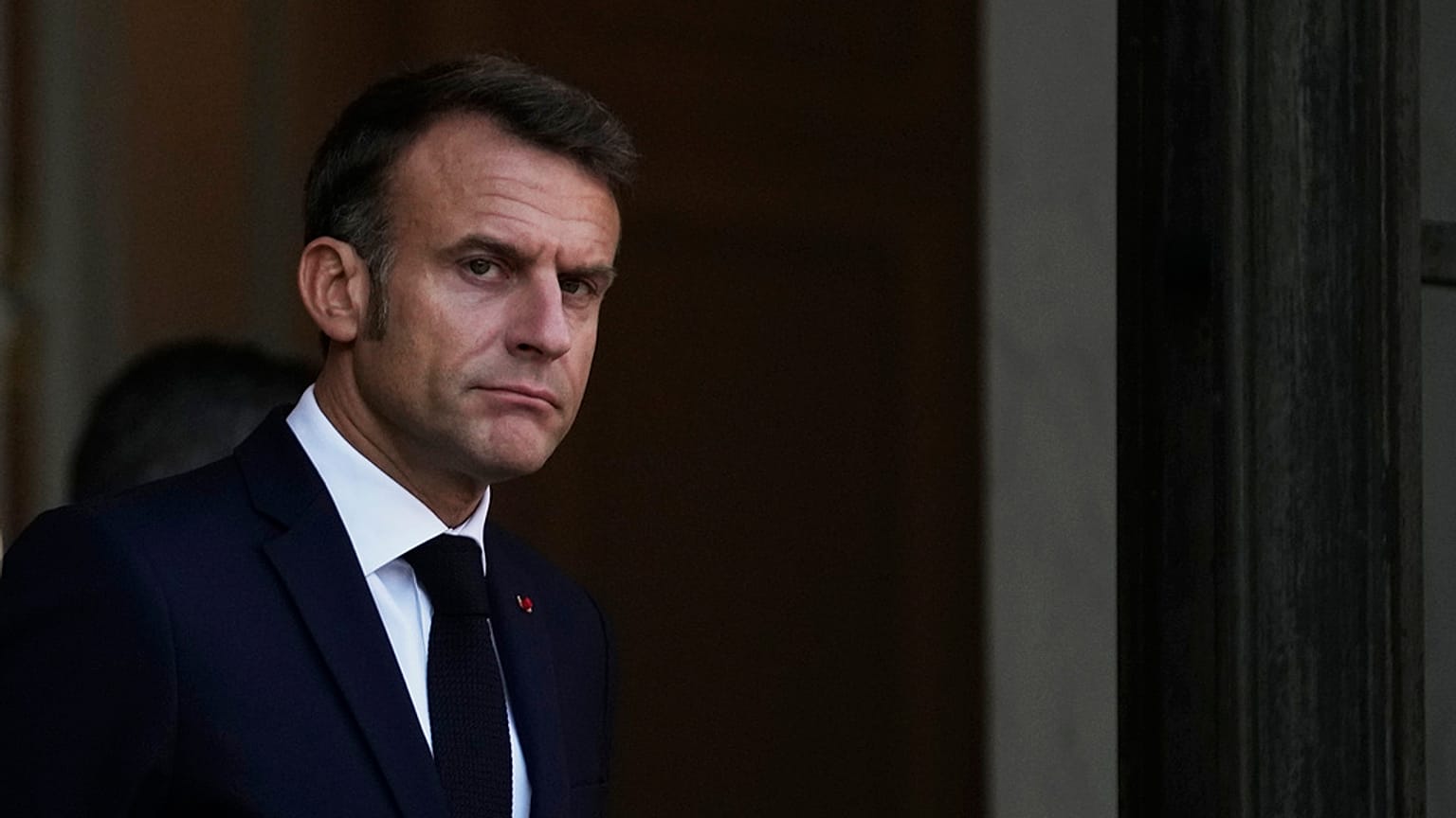 Emmanuel Macron au palais de l'Élysée à Paris, vendredi 4 octobre 2024.