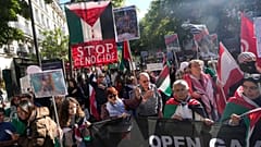  rally in support of Palestinian