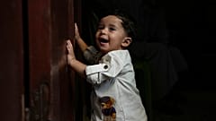 الطفل الفلسطيني علي الطويل، الذي ولد في 7 أكتوبر، قطاع غزة، السبت، 5 أكتوبر، 2024.