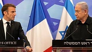 Macron és Netanjahu 2023-ban