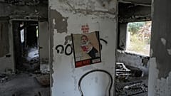 Gli effetti di un attacco aereo israeliano sul quartiere meridionale di Beirut di Dahiyeh, Libano, 6 ottobre 2024 