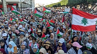 مسيرة تضامنية ضخمة مع غزة ولبنان في الذكرى الأولى لطوفان الأقصى 06/10/2024