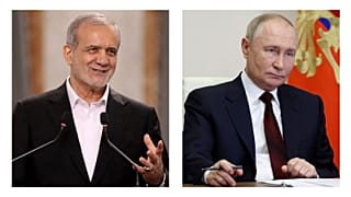 ولادمیر پوتین و مسعود پزشکیان