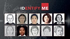 Υλικό της εκστρατείας Identify Me με εικόνες ορισμένων από τα θύματα