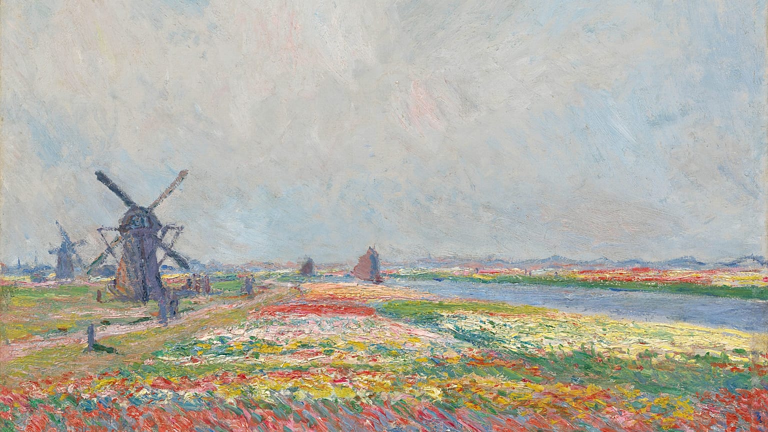 Claude Monet Lahey Yakınlarındaki Lale Tarlaları , 1886 Tuval üzerine yağlıboya, 66 × 81,5 cm