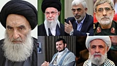 صورة للشخصيات التي وضعت على قائمة الاستهدافات الإسرائيلية 