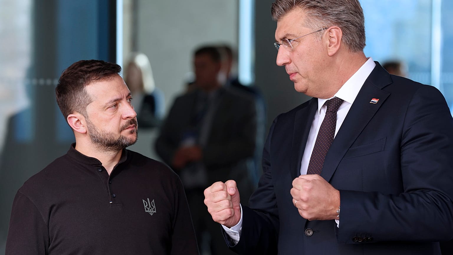Der ukrainische Präsident Wolodymr Selenskyj ist zum Ukraine-Südosteuropa-Gipfel  in Dubrovnik, im Süden Kroatiens, eingetroffen. 