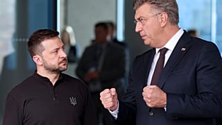 Der ukrainische Präsident Wolodymr Selenskyj ist zum Ukraine-Südosteuropa-Gipfel in Dubrovnik, im Süden Kroatiens, eingetroffen.