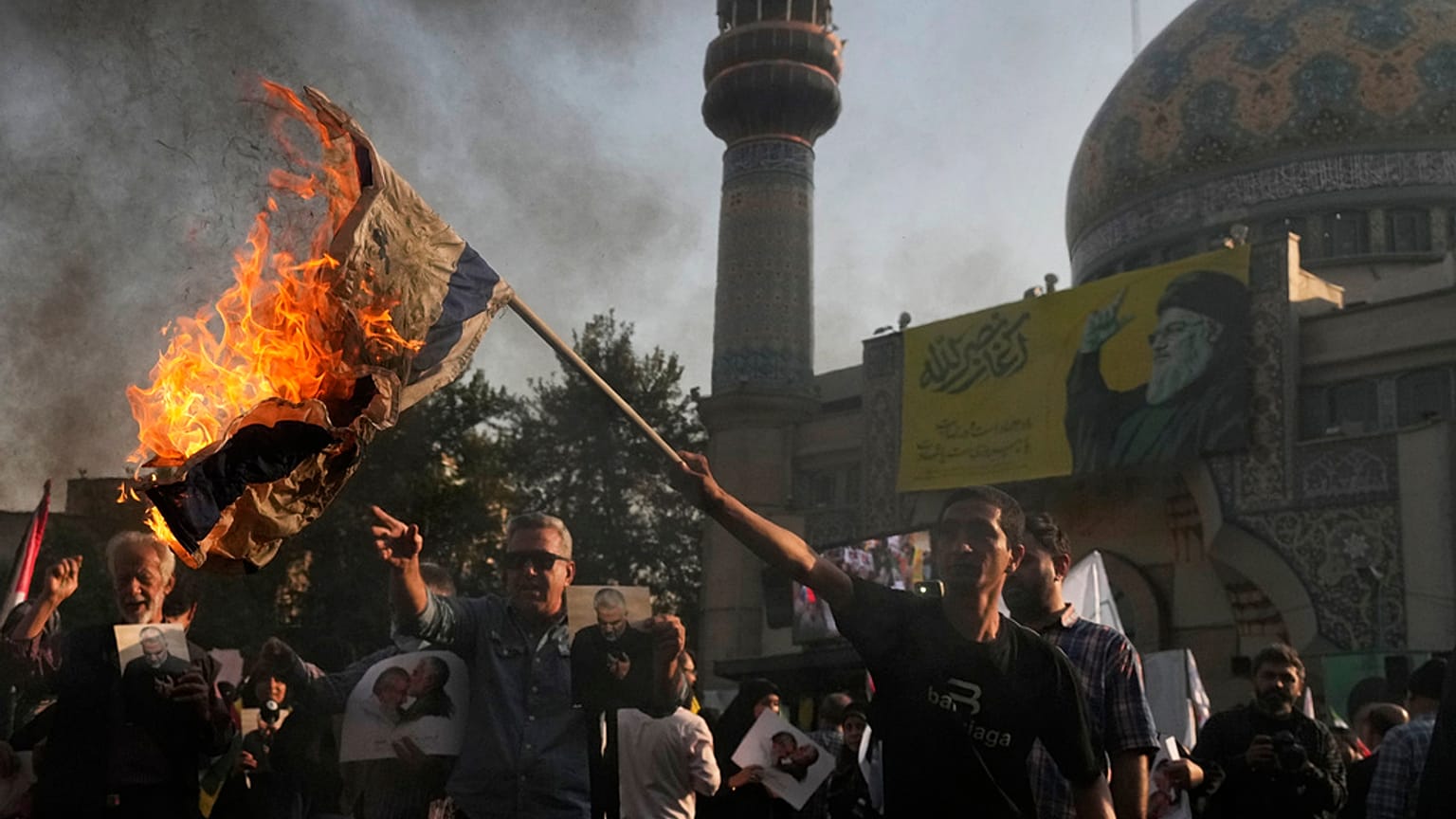 Manifestación iraní contra Israel. 