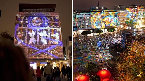 Art installations transform German city for Essen Light Festival
