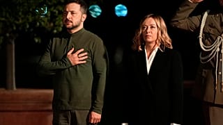 Il presidente ucraino Volodymyr Zelensky e la premier italiana Giorgia Meloni, Roma, 10 ottobre 2024.