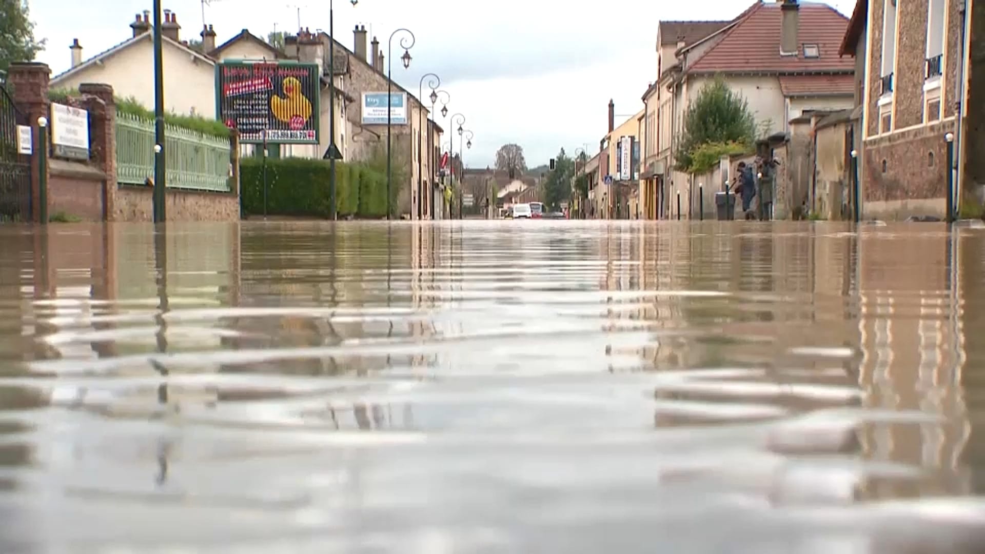 Heavy rainfall as remnants of storm Kirk sweep across France and ...