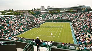 Wimbledon'daki 4.000 koltuklu yeni İki numaralı kortta oynanan tek bayanlar ilk tur maçı, 22 Haziran 2009