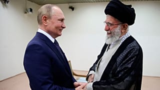 عکس آرشیوی از دیدار ولادیمیر پوتین، رئیس جمهوری روسیه با علی خامنه‌ای، رهبر ایران