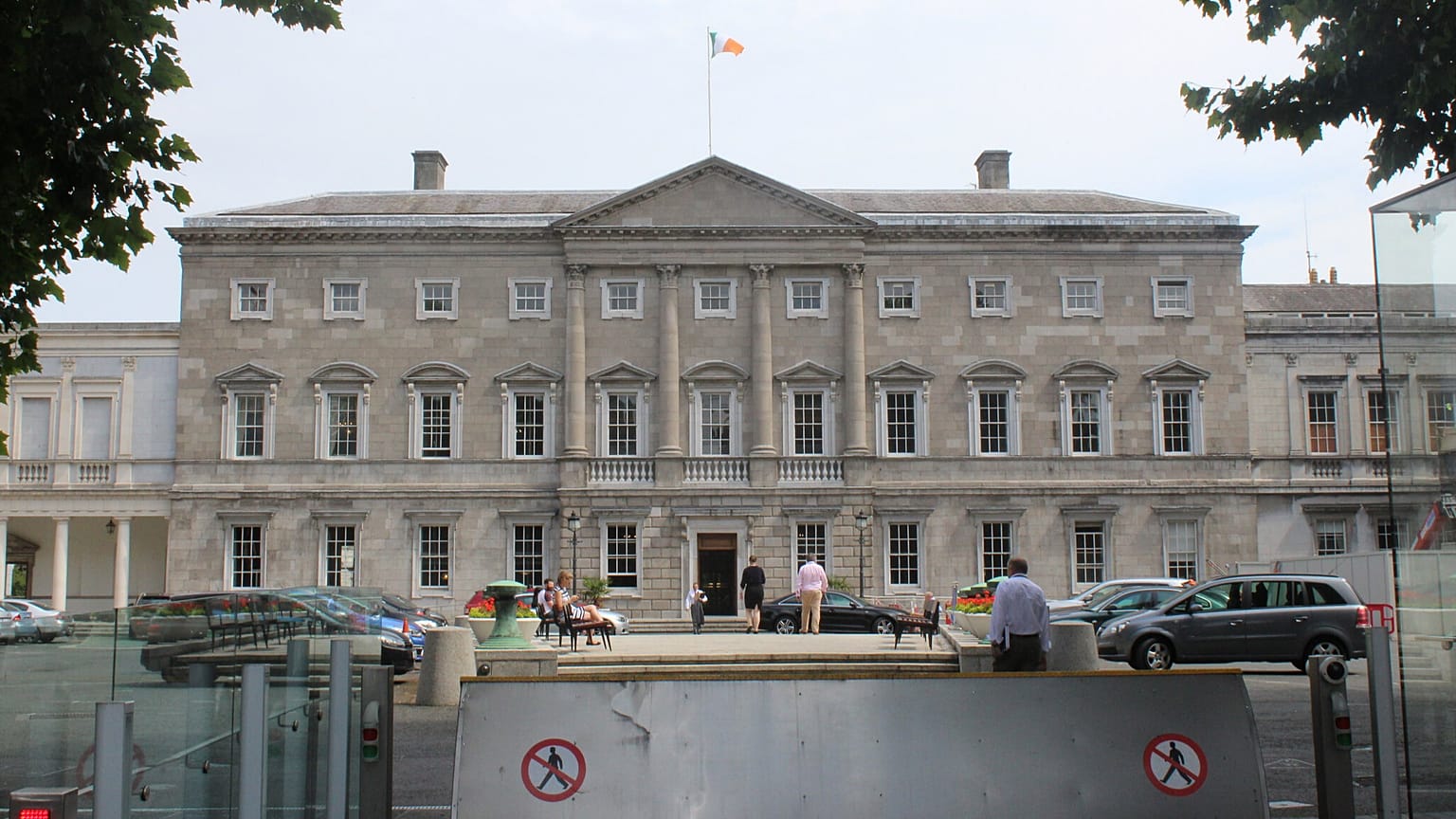 Leinster House, Dublin'deki İrlanda parlamentosunun evi.