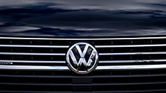The logo of a Volkswagen car in Frankfurt, Germany, Friday, Sept. 13, 2024. (AP Photo/Michael Probst)
