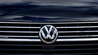 The logo of a Volkswagen car in Frankfurt, Germany, Friday, Sept. 13, 2024. (AP Photo/Michael Probst)