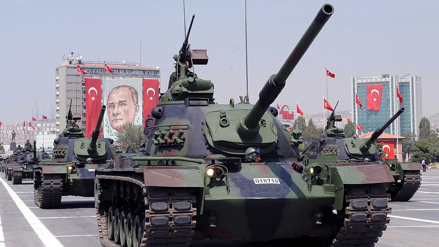 2008 yılında Ankara'da düzenlenen Zafer Bayramı etkinliklerinden bir görüntü (Arşiv)