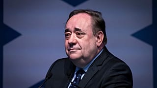 Alex Salmond, former Scotland first minister, attends an Alba party meeting in Dundee, 19 April, 2022