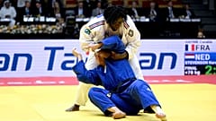 La judokate française Coralie Hayme affrontait la néerlandaise Karen Stevenson en finale des plus de 78 kg