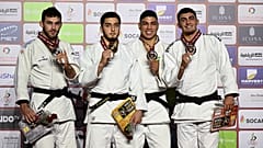 Medallistas del tercer día del Grand Slam de Judo de Abu Dabi